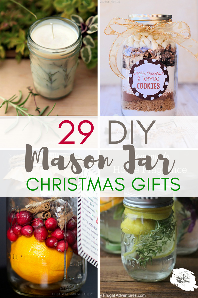 DIY Christmas Mason Jar Gifts
 29 DIY Mason Jars Christmas Gifts A Hundred Affections