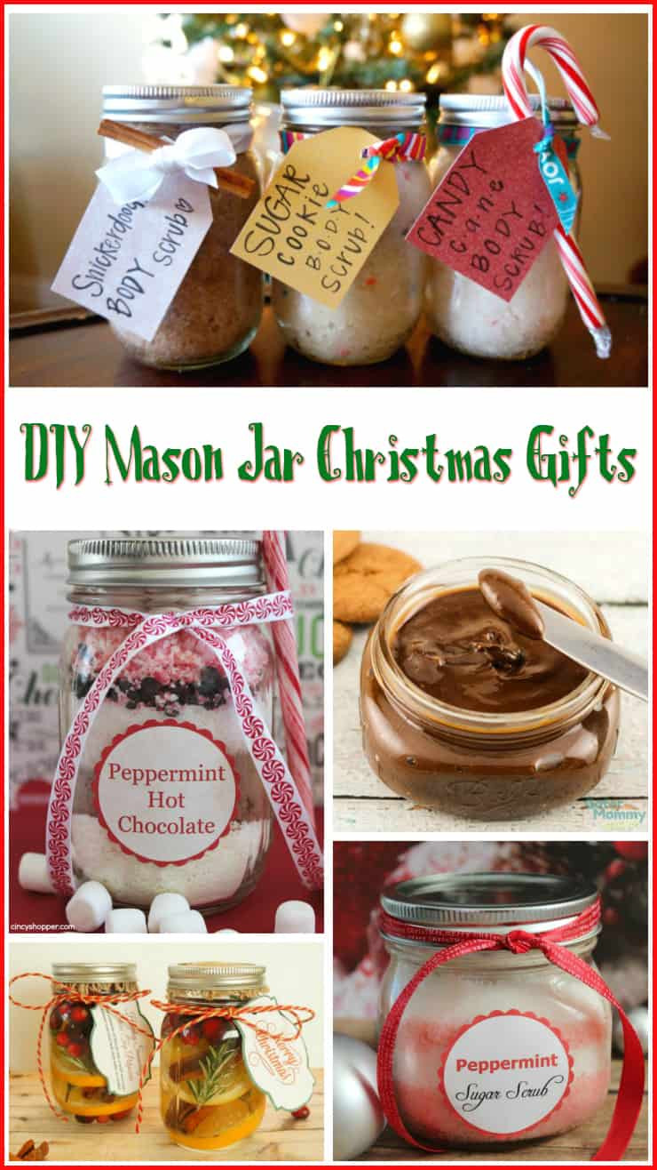 DIY Christmas Mason Jar Gifts
 10 DIY Mason Jar Christmas Gift Ideas 5 Minutes for Mom