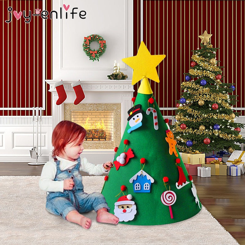 DIY Christmas Ornaments 2020
 3D DIY Felt Toddler Christmas Tree 2020 New Year Kids