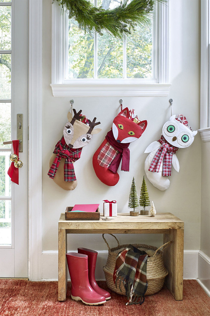 DIY Christmas Stocking Ideas
 10 Creative DIY Christmas Stockings crazyforus