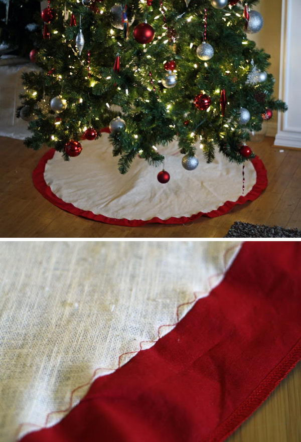 DIY Christmas Tree Skirt
 35 DIY Christmas Tree Skirt Ideas Hative