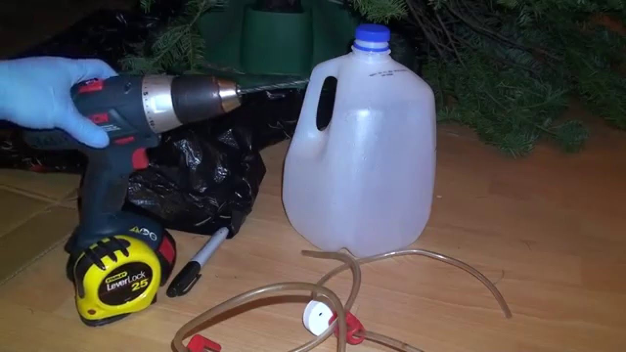 DIY Christmas Tree Watering System
 How to make an Inexpensive External Christmas Tree