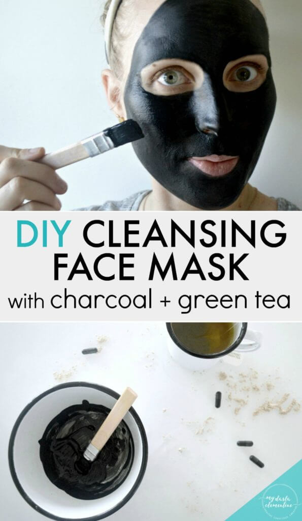 DIY Cleansing Face Mask
 DIY Cleansing Face Mask with Charcoal Green Tea Rubies