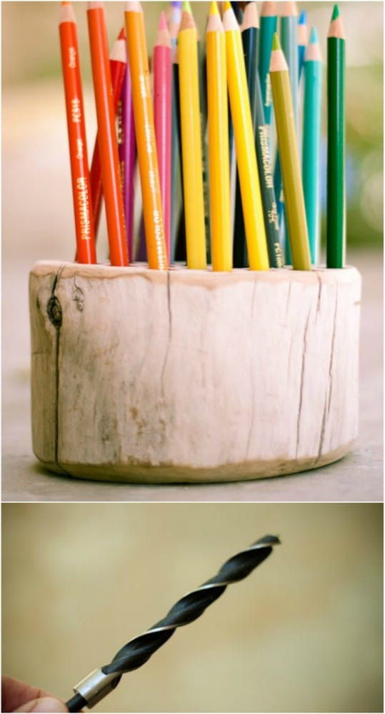 DIY Colored Pencil Organizer
 21 Awesome DIY Desk Organizers That Make The Most Your