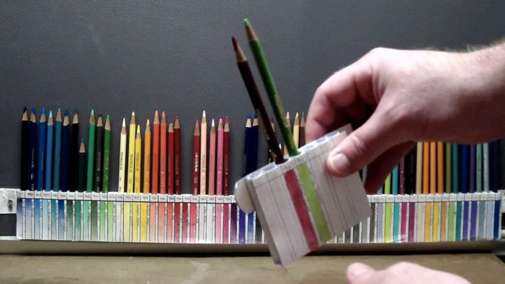 DIY Colored Pencil Organizer
 783 best images about scrap room craft room organization