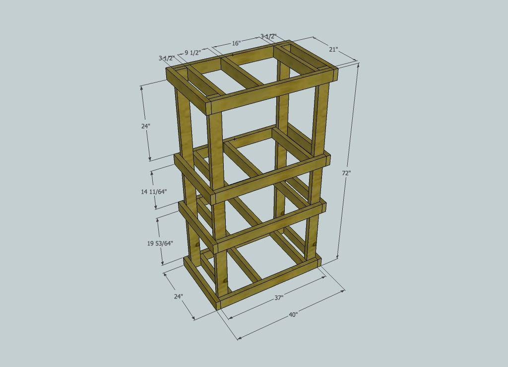 DIY Computer Rack
 Diy Home Made Custom Wood Server Rack in 2019