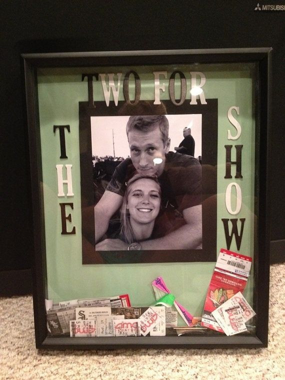 DIY Couples Gifts
 Ticket Box totally making this myself I have every movie