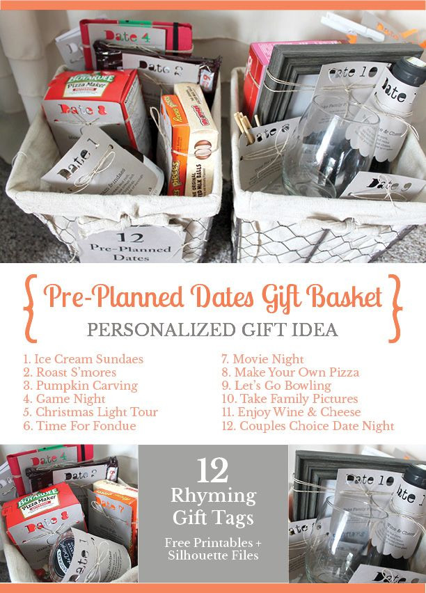 DIY Couples Gifts
 Give the t of pre planned dates