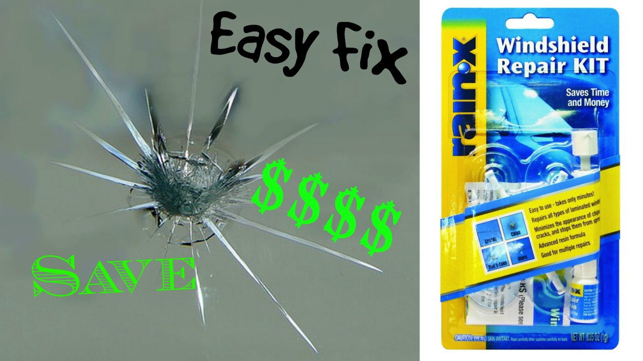 DIY Cracked Windshield Repair
 DIY Van Windshield Repair Rain X Repair Kit Easy