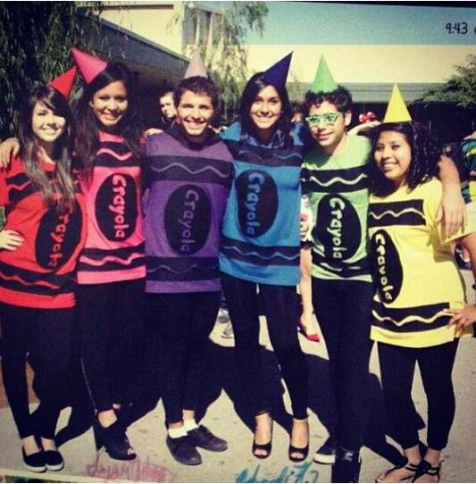 DIY Crayon Costumes
 60 Awesome Girlfriend Group Costume Ideas 2017