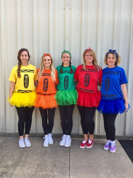 DIY Crayon Costumes
 Easy DIY Halloween Costumes with Leggings Life Sew Savory