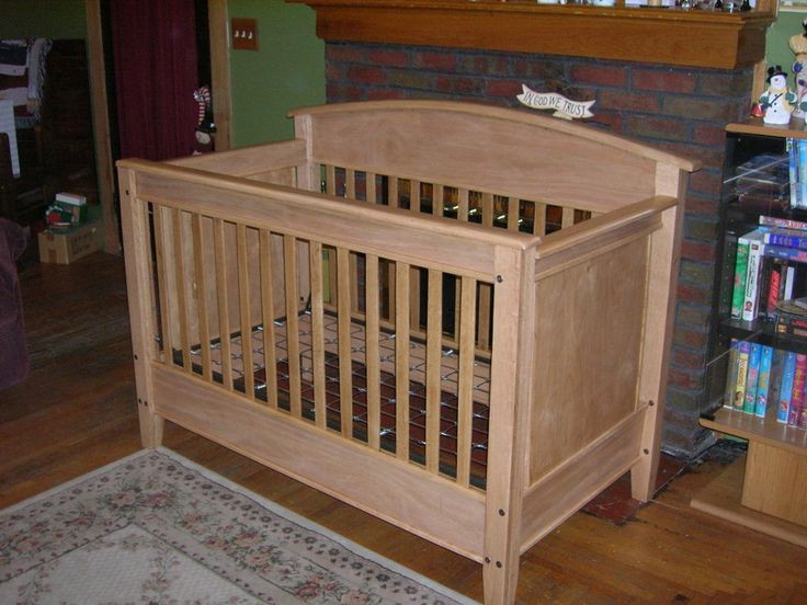 DIY Crib Plans
 woodworking crib plans Oak Crib baby