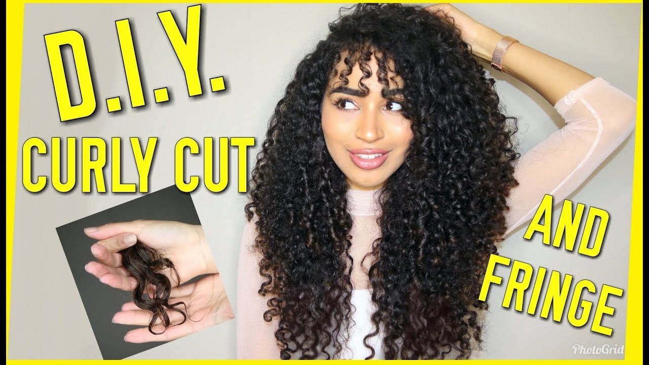 DIY Curly Hair Cut
 DIY LAYERED HAIRCUT ON CURLY HAIR AND FRINGE BANGS LANA