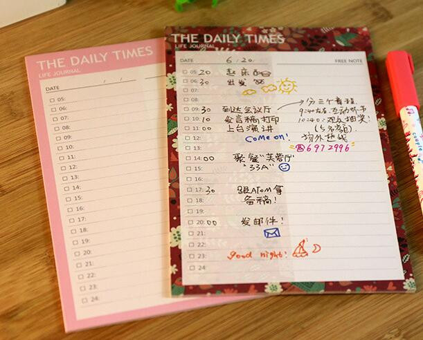 DIY Daily Planners
 Aliexpress Buy Cute floral and pink pattern daily