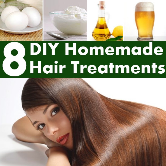 DIY Damaged Hair Treatments
 8 DIY Homemade Hair Treatments