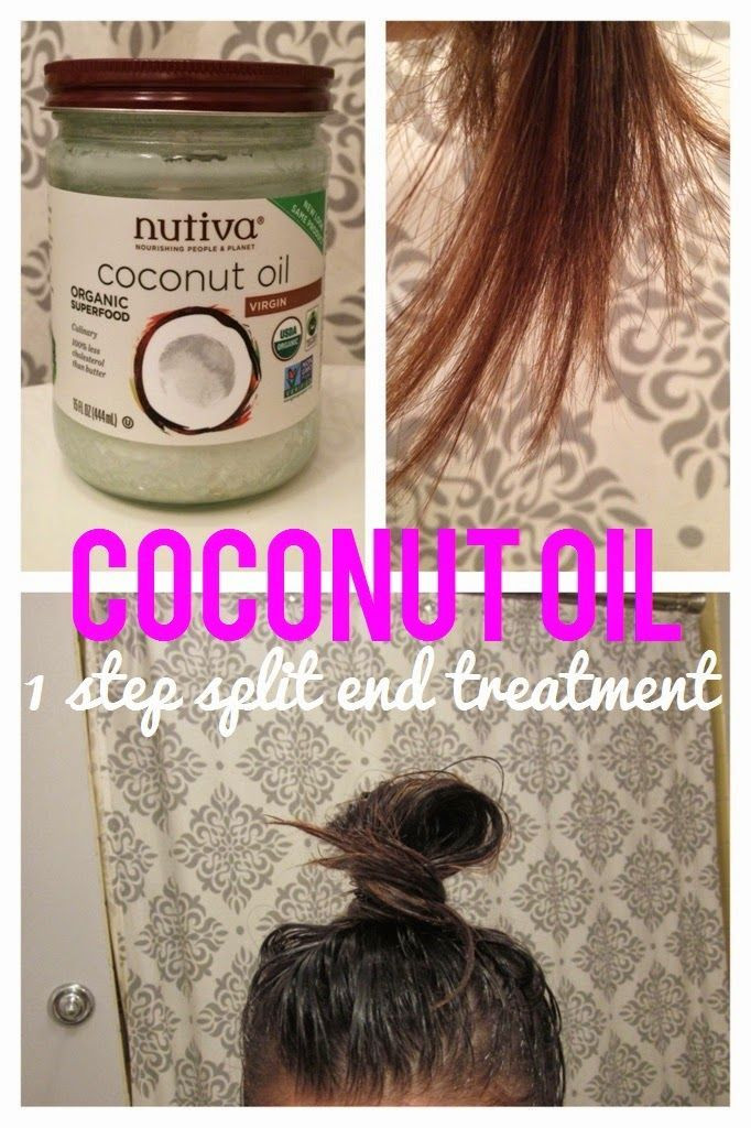 DIY Damaged Hair Treatments
 DIY Coconut Oil Hair Mask Tutorial Leave in treatment for