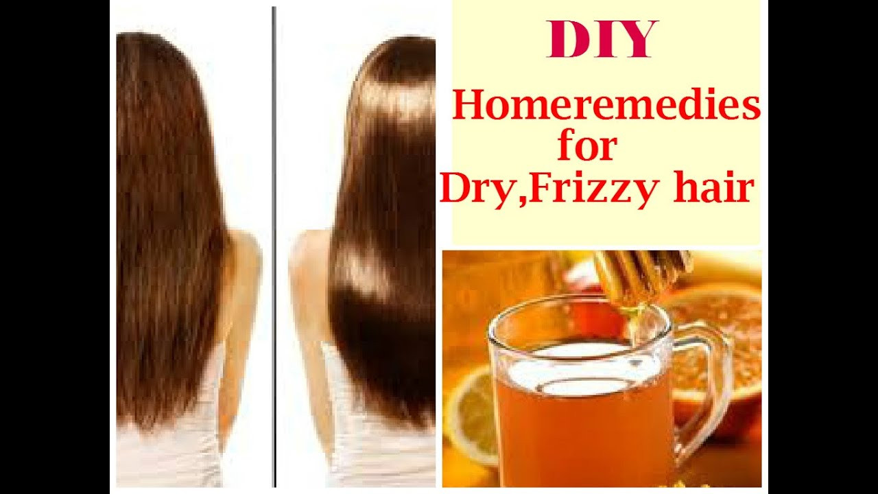 DIY Damaged Hair Treatments
 DIY homereme s for Dry Frizzy hair DIY Honey Rinse for