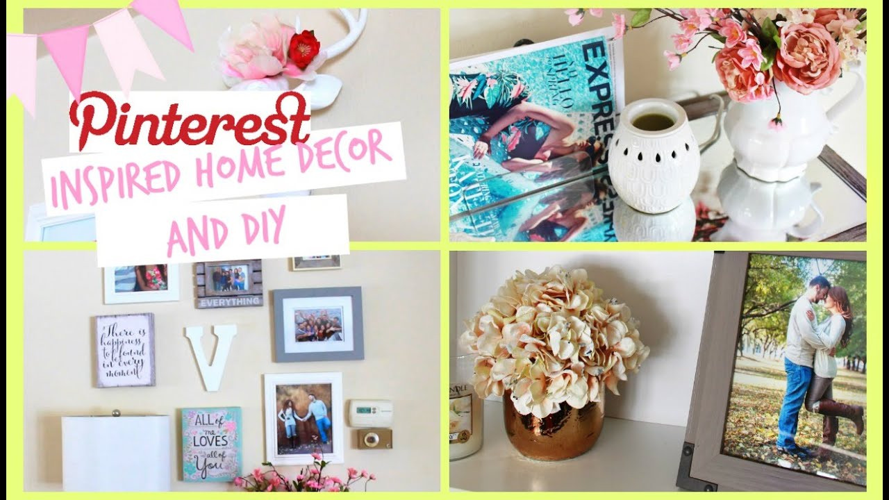 DIY Decorating Pinterest
 Pinterest Inspired Home Decor DIY and HUGE ANNOUNCEMENT