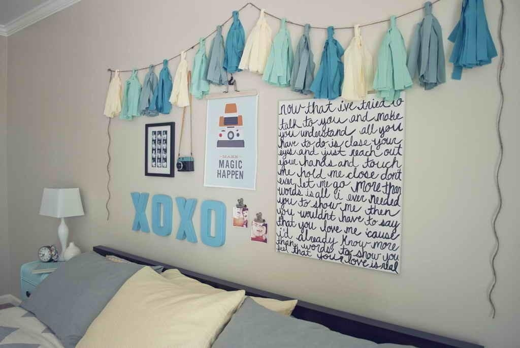Diy Decorations For Bedroom
 20 Ideas of Wall Art for Teenage Girl Bedrooms