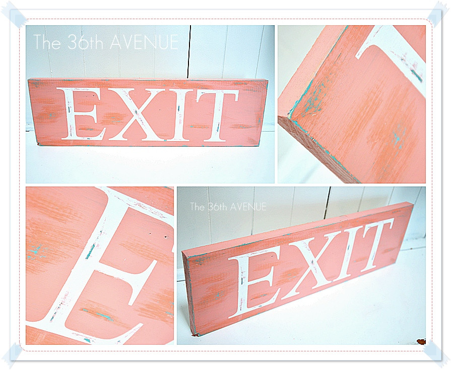 DIY Distressed Wood Signs
 DIY Distressed Stenciled Sign Tutorial The 36th AVENUE