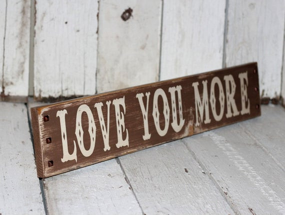 DIY Distressed Wood Signs
 Hand painted and distressed wood sign 4 1 2 x by