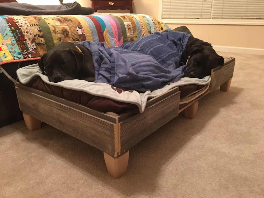DIY Dog Bed Frame
 How We Built A Rustic DIY Dog Bed Frame