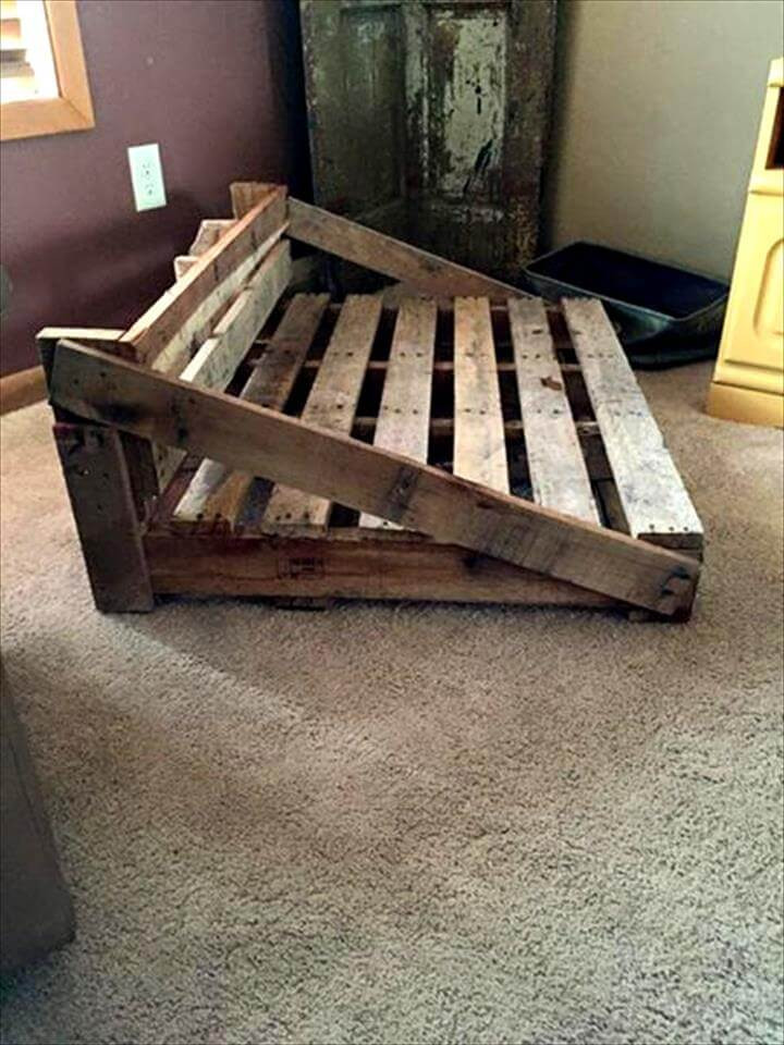 DIY Dog Bed Pallet
 Rustic Dog Bed From the Pallets