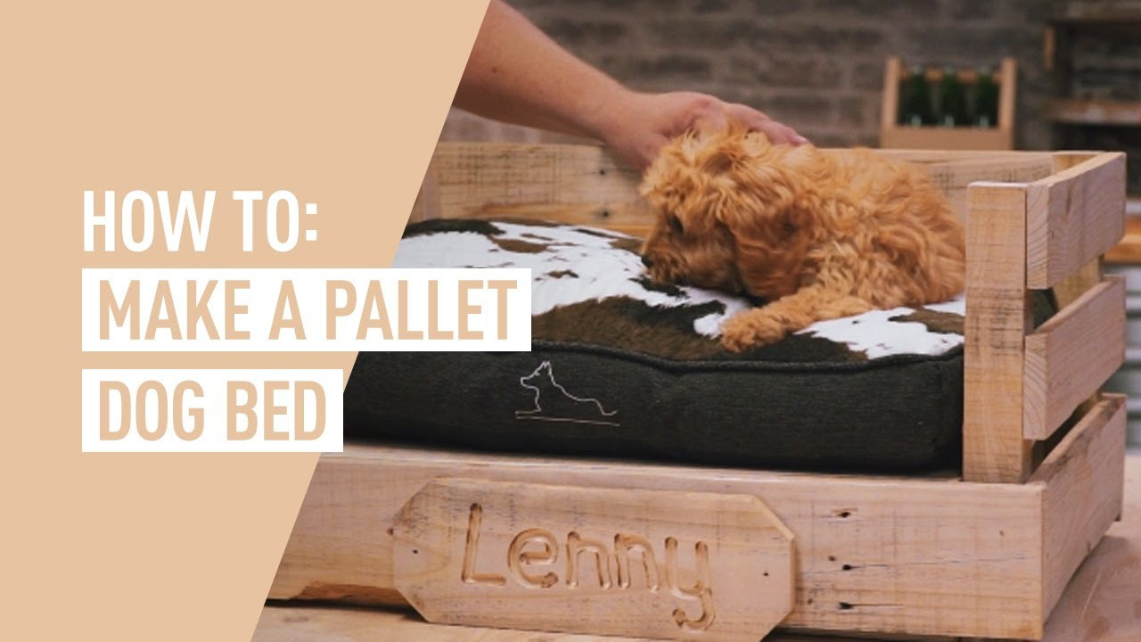 DIY Dog Beds For Large Dogs
 DIY Pallet Dog Bed Ozito