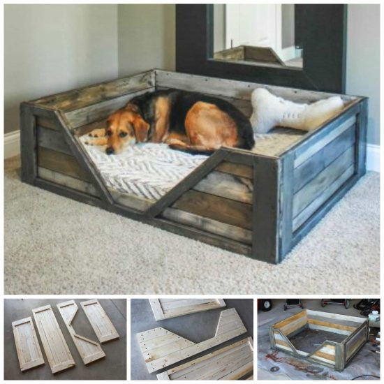DIY Dog Beds For Large Dogs
 How To Make A DIY Pallet Dog Bed For Your Furbaby