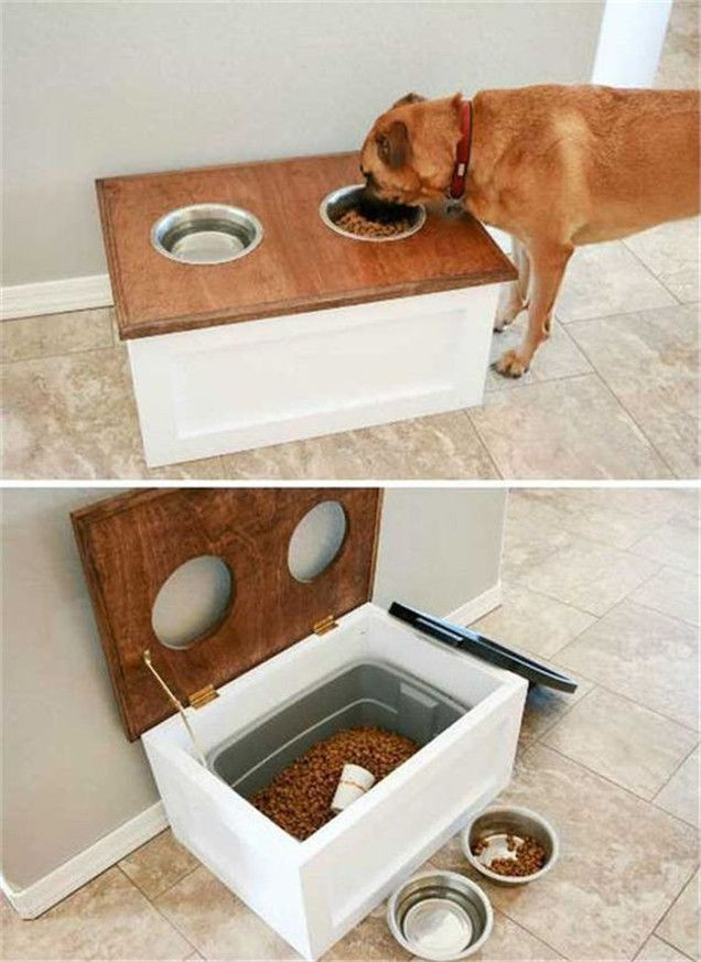 DIY Dog Feeding Station
 DIY Dog Feeding Station Ideas Your Pet Will Like