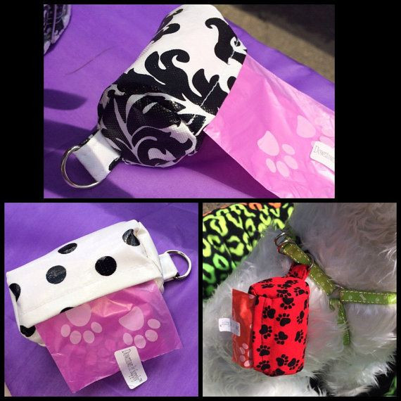 DIY Dog Poop Bag Dispenser
 These are doggie waste bag holder pouches They can easily