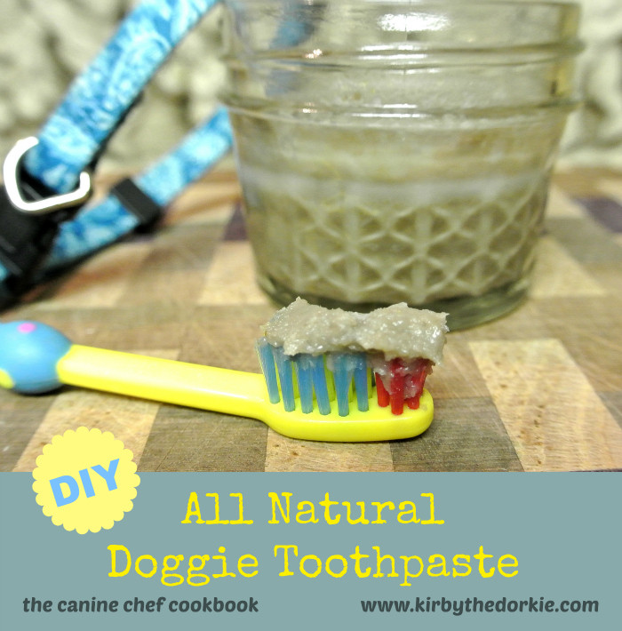 DIY Doggie Toothpaste
 DIY Doggie Toothpaste — The Canine Chef Cookbook