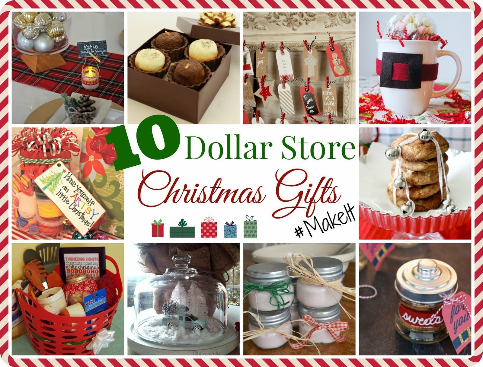 DIY Dollar Store Gift Ideas
 Vintage Inspired Christmas Cloche
