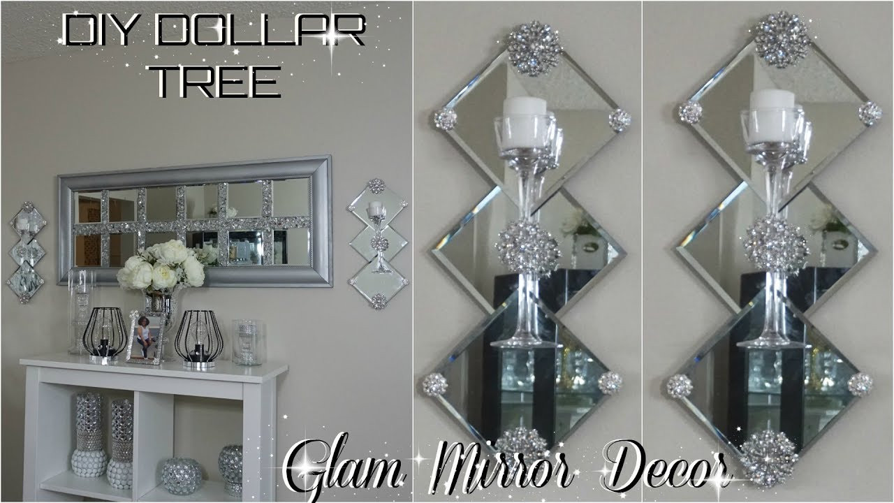 DIY Dollar Tree Decor
 DOLLAR TREE DIY MIRROR DECOR