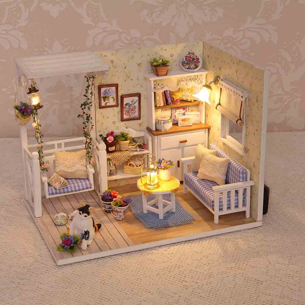DIY Dollhouse Kits
 Delicate DIY Passion Assembled Wooden Dollhouse Miniature