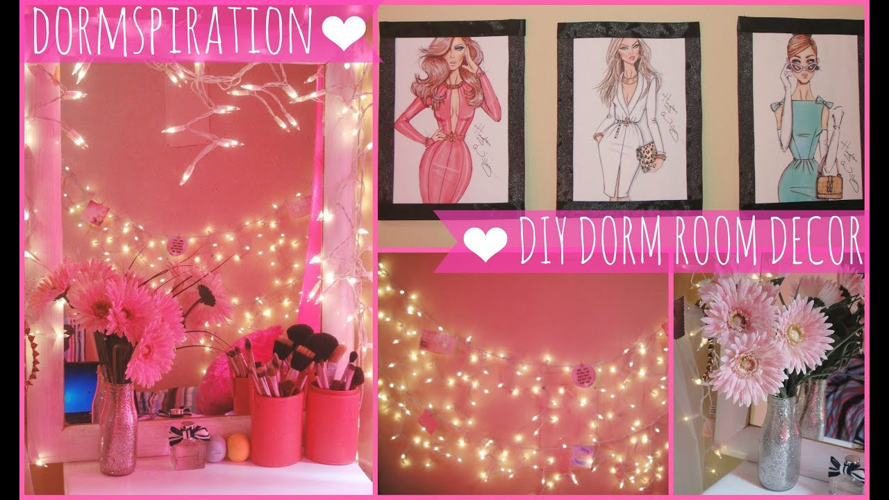 DIY Dorm Decorations
 Dormspiration DIY Dorm Room Decor ♥