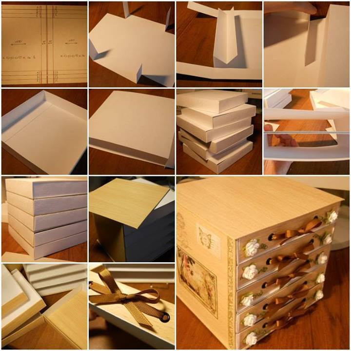 DIY Drawer Organizer Cardboard
 DIY 5 Drawer Cardboard Organizer