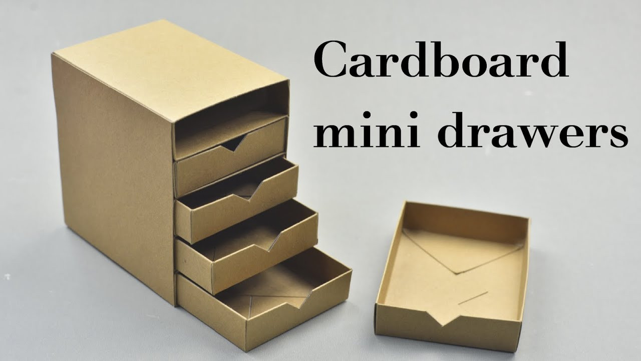 DIY Drawer Organizer Cardboard
 Cardboard Dresser Diy BestDressers 2019