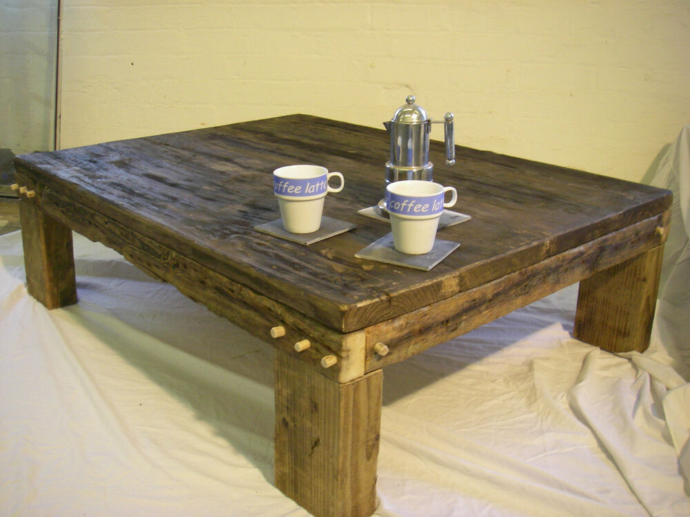 DIY Driftwood Coffee Table
 Reclaimed Driftwood Coffee Table Nautical Furniture Beach