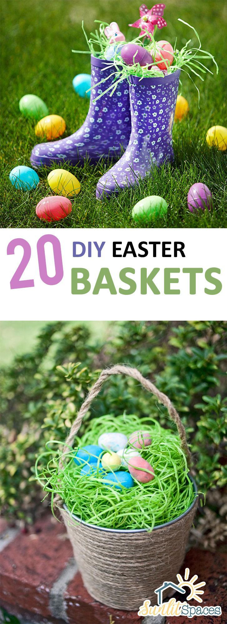 DIY Easter Baskets For Toddlers
 20 DIY Easter Baskets