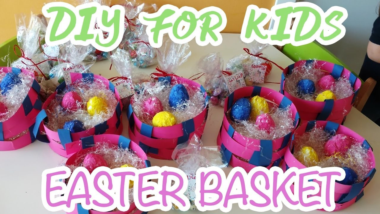 DIY Easter Baskets For Toddlers
 FUN DIY FOR KIDS How to make an Easter Basket