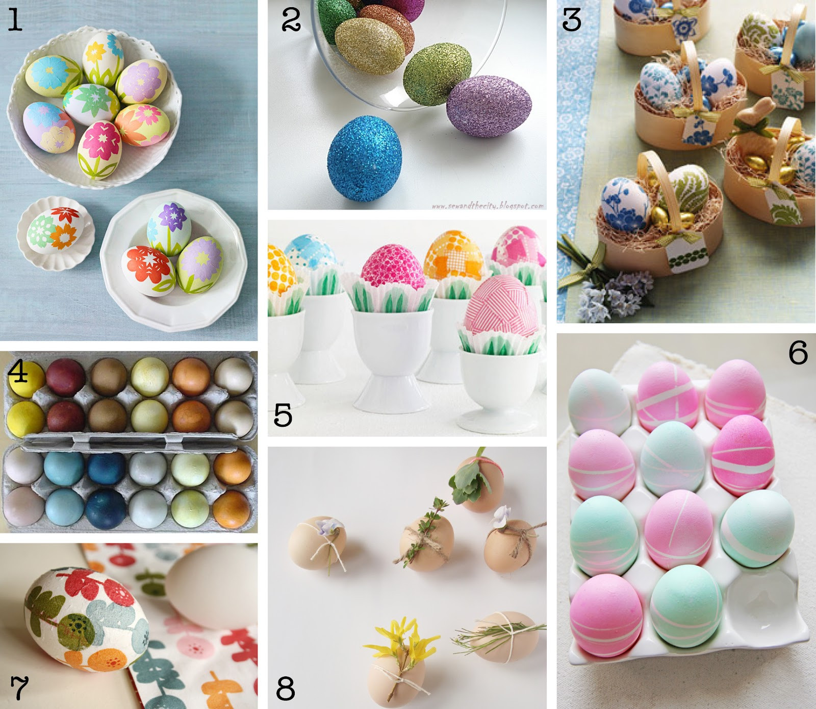 DIY Easter Decorations
 The Creative Place DIY Easter Egg Decorating Roundup