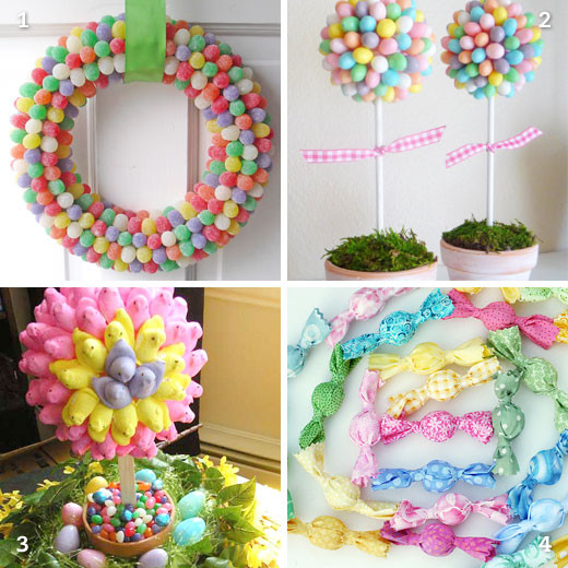 DIY Easter Decorations
 DIY Easter candy decorations