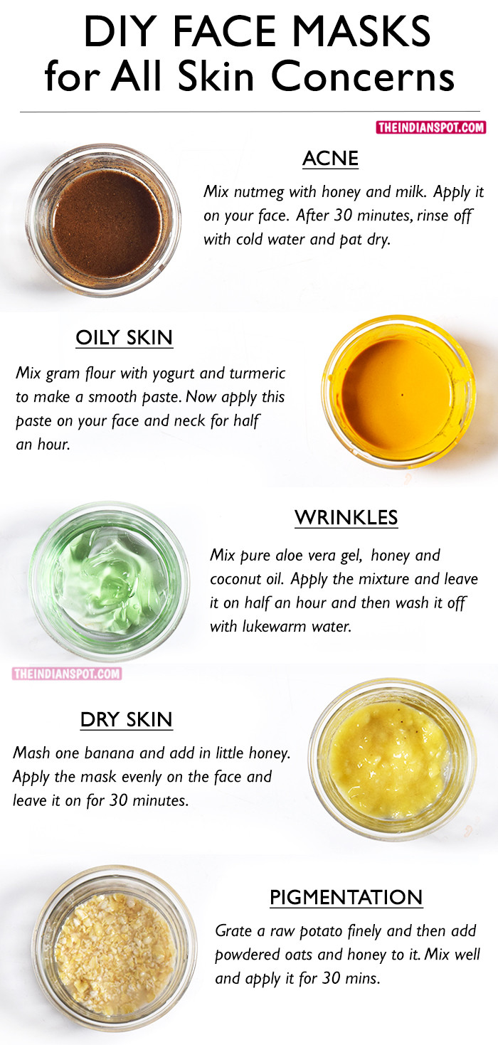 DIY Face Mask For Acne And Oily Skin
 BEST DIY FACE MASKS FOR YOUR BIGGEST SKIN PROBLEMS