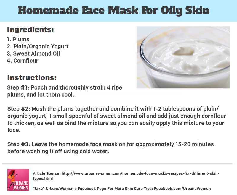 DIY Face Mask For Acne And Oily Skin
 Facial Mask Oily Skin Latinas y Pics