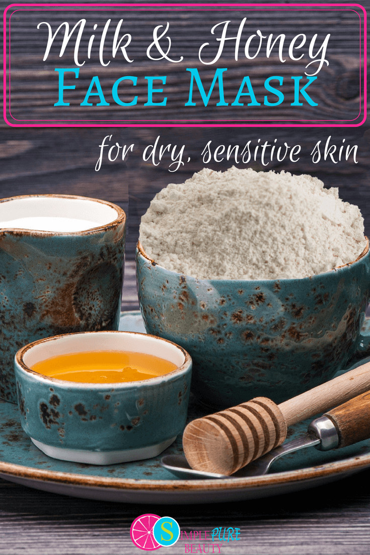 DIY Face Mask For Dry Skin
 Milk and Honey Homemade Face Mask for Dry Sensitive Skin