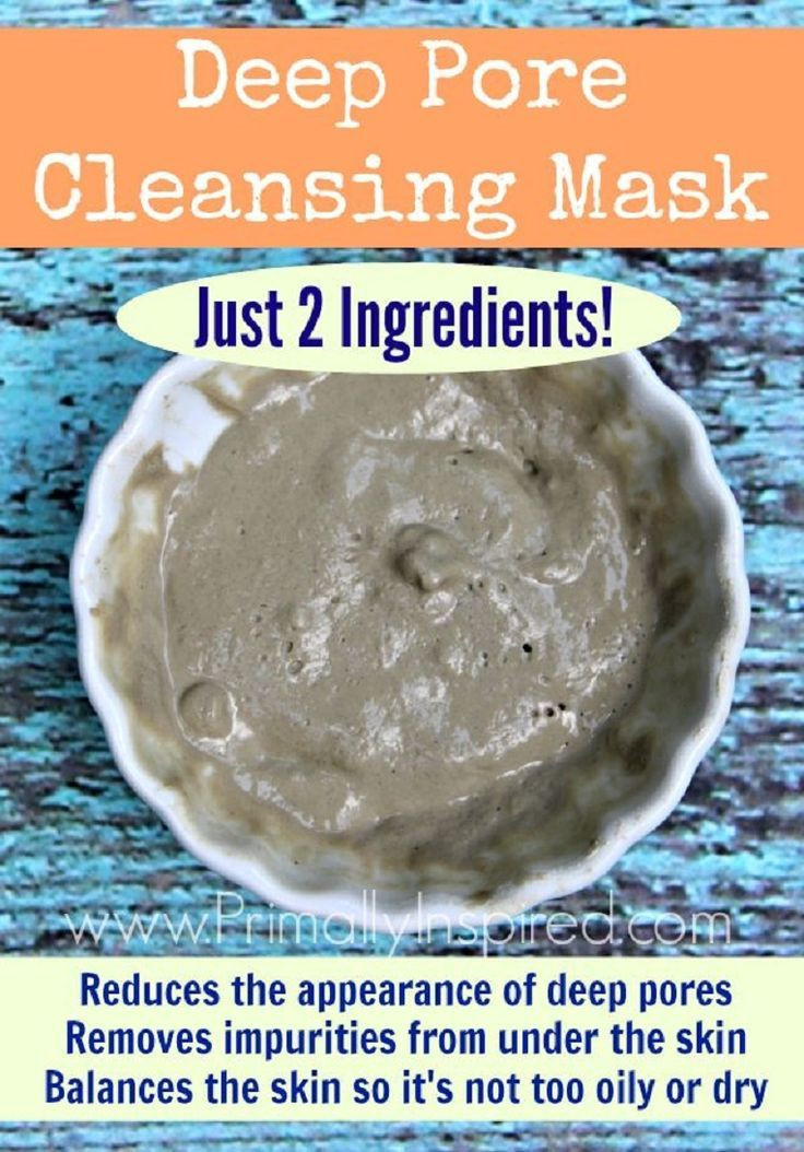 DIY Face Mask For Pores
 2 Ingre nt Deep Pore Cleansing Mask Recipe