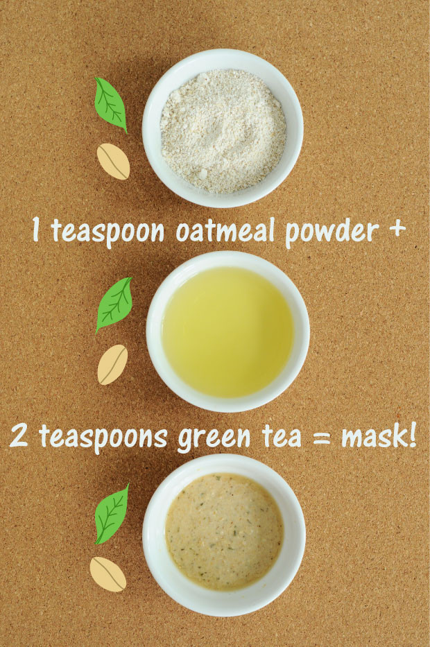 DIY Face Mask For Redness
 The Fix Everything Oatmeal & Green Tea Mask ly 2