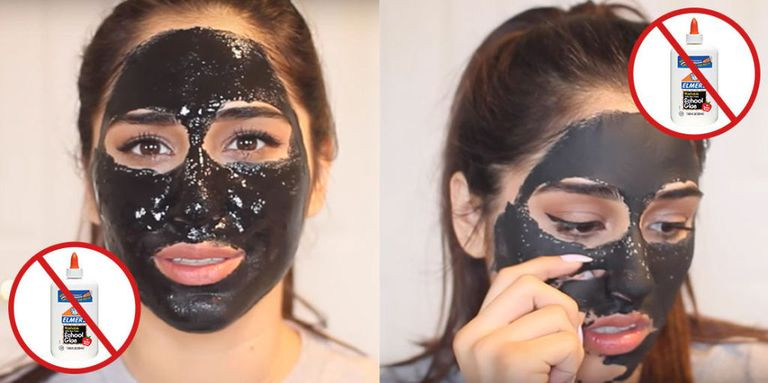DIY Face Mask With Glue
 Dangers of the Elmer s Glue Charcoal Face Mask DIY Face