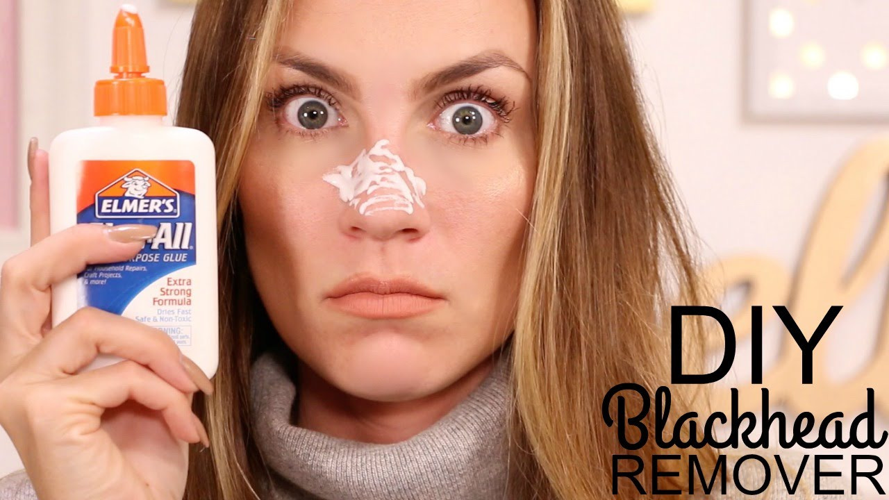 DIY Face Mask With Glue
 Glue Nose Strip Beauty Hack Pinterest DIY Blackhead